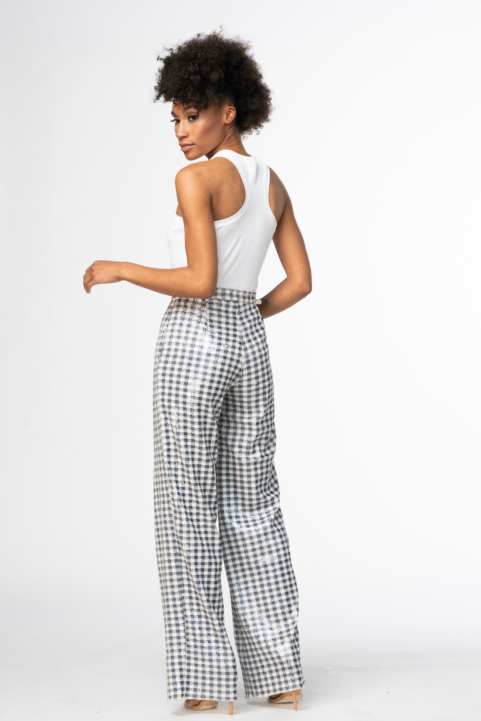 Rhonda Gingham Pants  Anthropologie Singapore