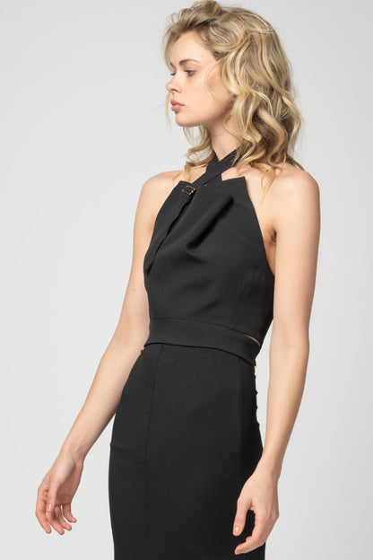 Buckle Halter Top