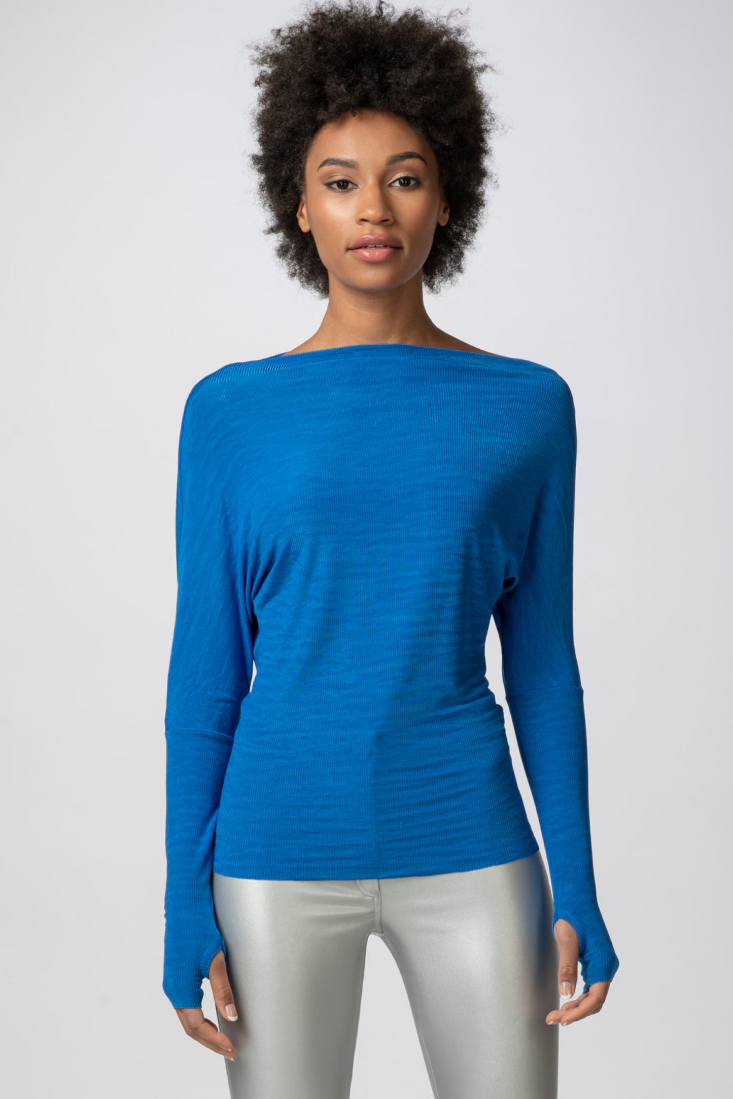 Slouchy One-Shoulder Top