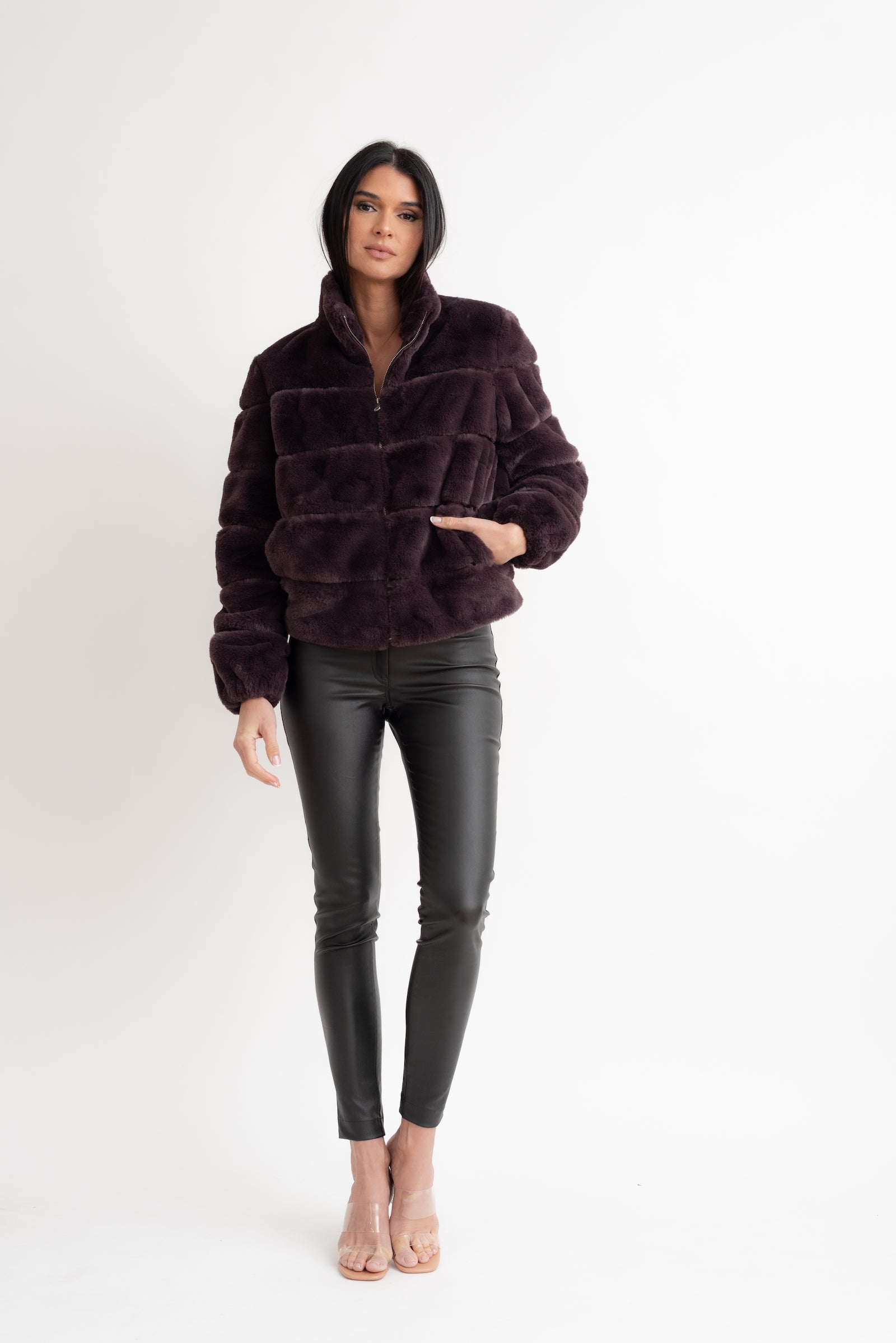 Alexa Faux Fur Jacket by AS by DF for $69