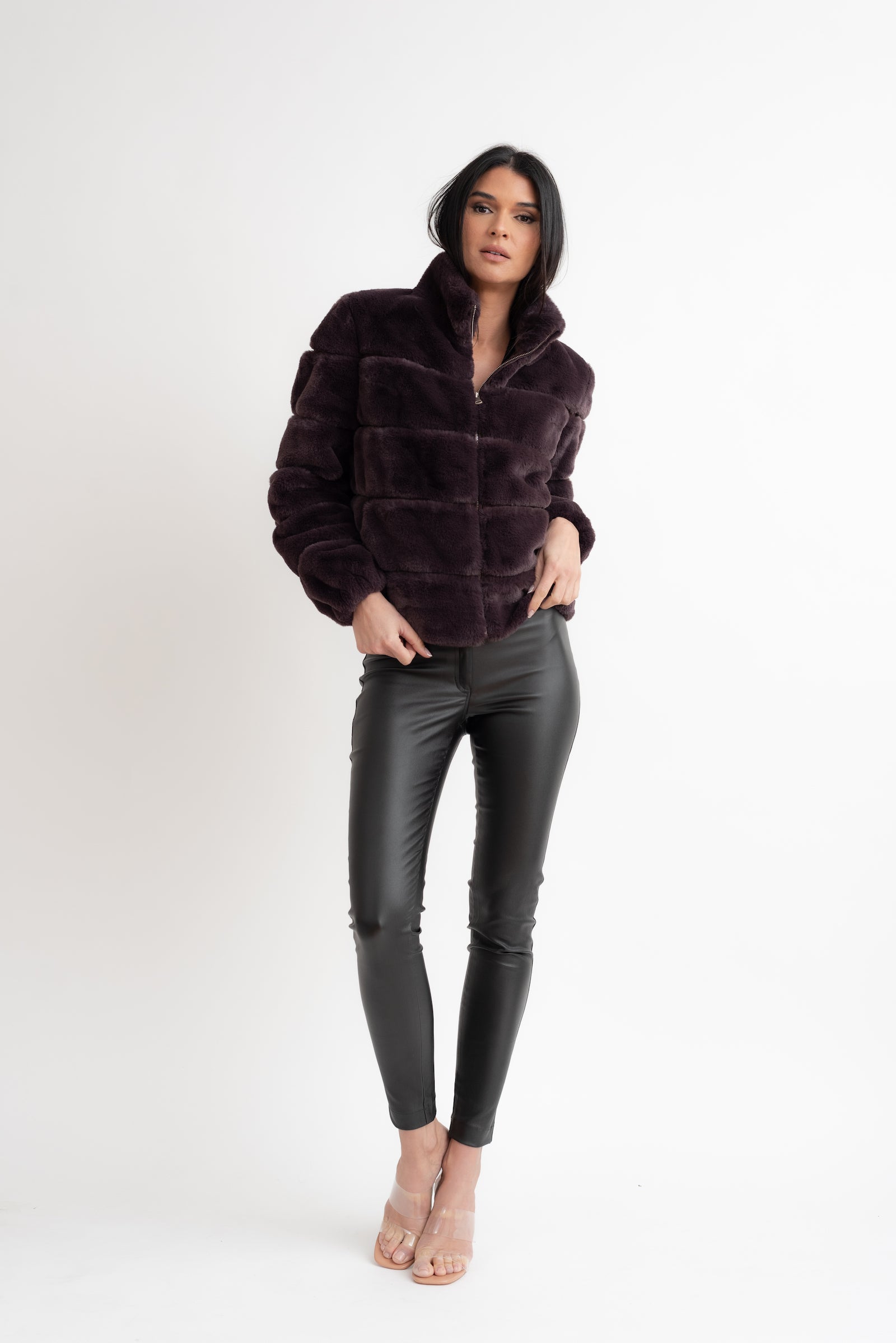 Alexa Faux Fur Jacket by AS by DF for $69