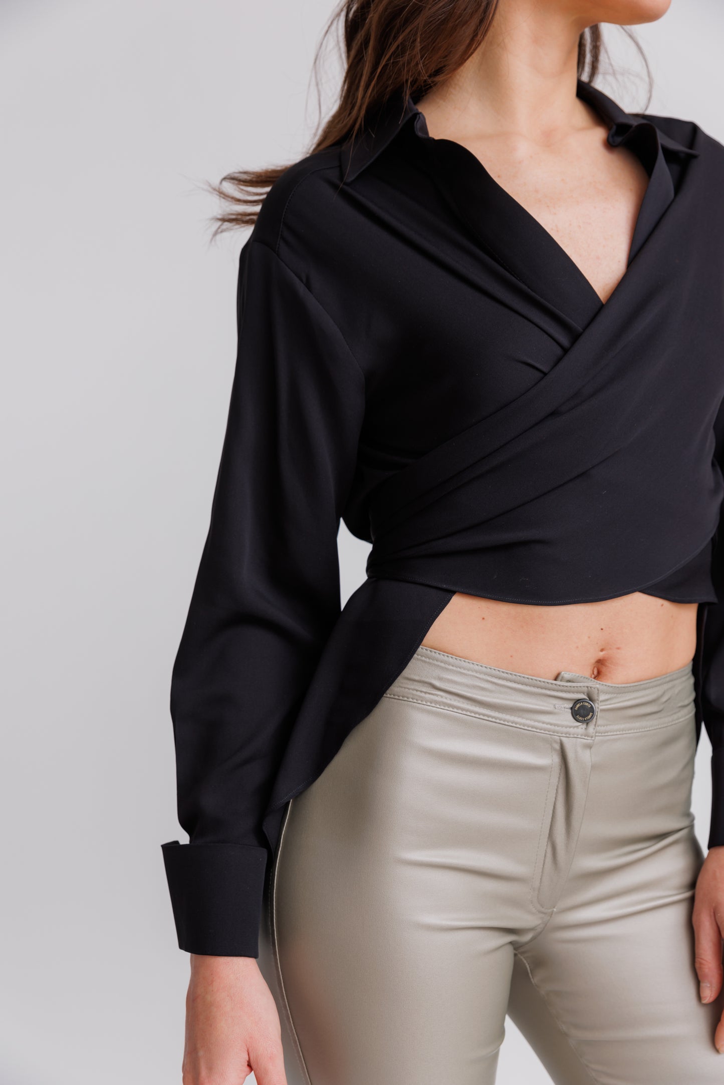 Wrap Cabana Blouse