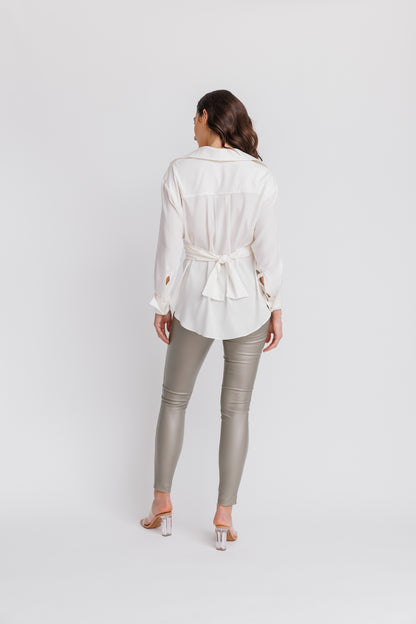 Wrap Cabana Blouse